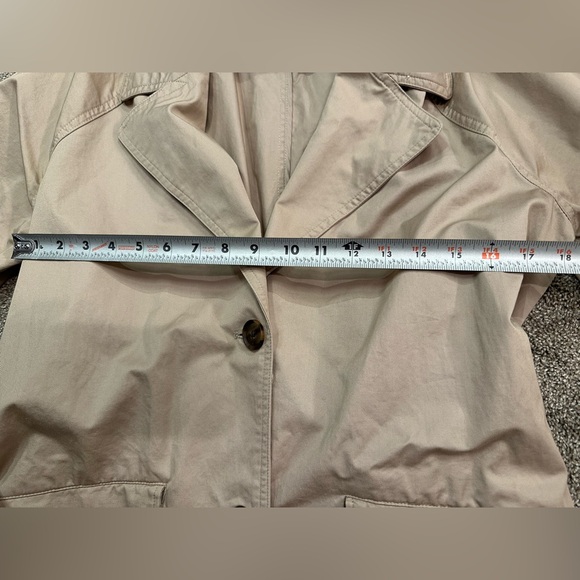 a new day Classic Beige Trench Coat Women’s Size Medium - Picture 3 of 5